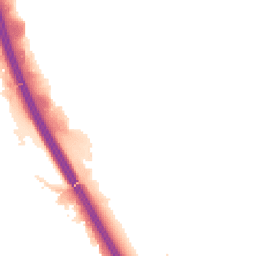 Night-time road noise heatmap for BD12 7HG