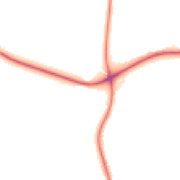 Night-time road noise heatmap for BD12 8LN