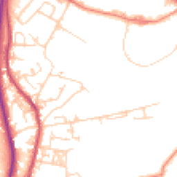 Daytime road noise heatmap for BD12 8NG