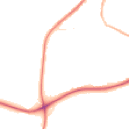 Night-time road noise heatmap for BD12 8RJ