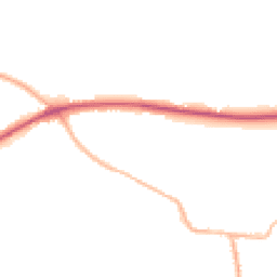 Night-time road noise heatmap for BD12 9DT