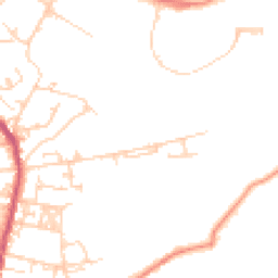 Daytime road noise heatmap for BD12 9HR