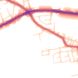 Daytime road noise heatmap for BD12 9LX