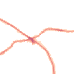 Night-time road noise heatmap for BD13 1AB