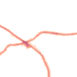 Night-time road noise heatmap for BD13 1AW