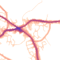 Daytime road noise heatmap for BD13 1AX
