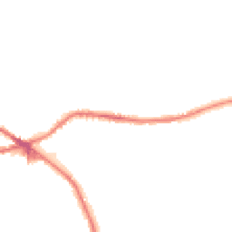 Night-time road noise heatmap for BD13 1BD