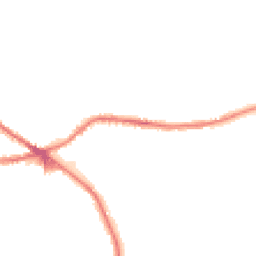 Night-time road noise heatmap for BD13 1BL