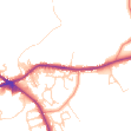 Daytime road noise heatmap for BD13 1BP