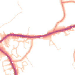 Daytime road noise heatmap for BD13 1BU