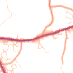 Daytime road noise heatmap for BD13 1BZ