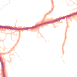 Daytime road noise heatmap for BD13 1DD