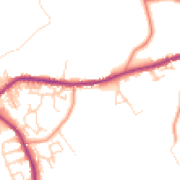 Daytime road noise heatmap for BD13 1DF
