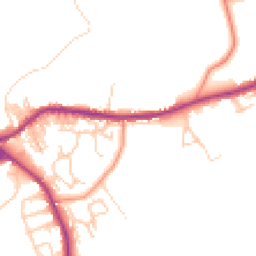 Daytime road noise heatmap for BD13 1DG