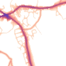 Daytime road noise heatmap for BD13 1DQ