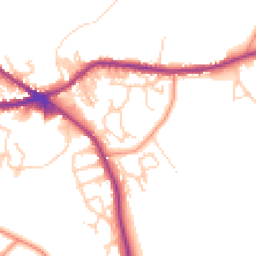 Daytime road noise heatmap for BD13 1QU