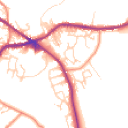 Daytime road noise heatmap for BD13 1QX