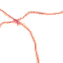 Night-time road noise heatmap for BD13 1QX