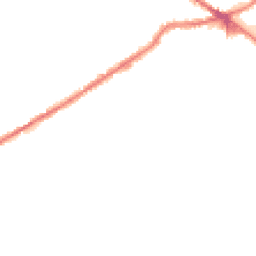 Night-time road noise heatmap for BD13 2BA
