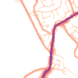 Daytime road noise heatmap for BD13 2DQ