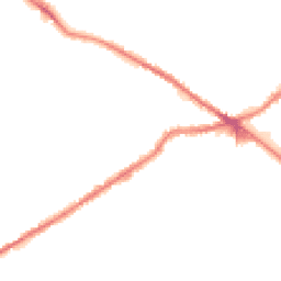 Night-time road noise heatmap for BD13 2EH