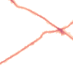 Night-time road noise heatmap for BD13 2EW