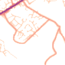 Daytime road noise heatmap for BD13 2FJ