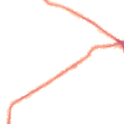 Night-time road noise heatmap for BD13 2HA