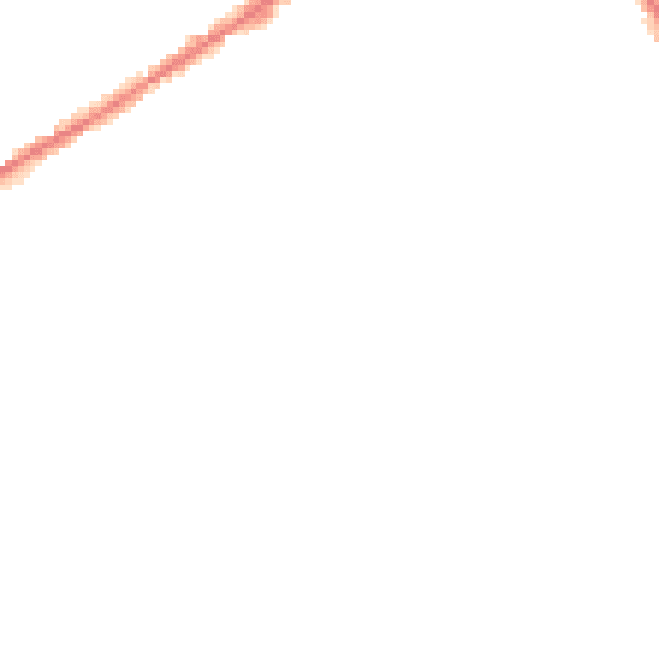 Night-time road noise heatmap for BD13 2LW