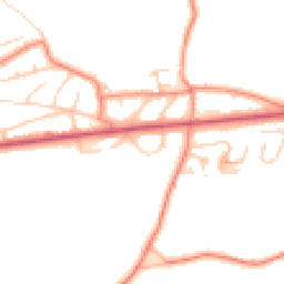 Daytime road noise heatmap for BD13 3AH