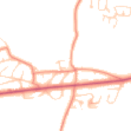 Daytime road noise heatmap for BD13 3AQ