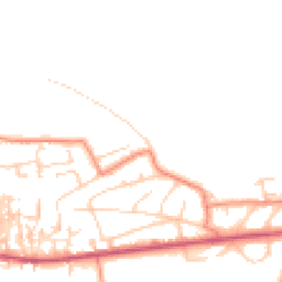 Daytime road noise heatmap for BD13 3DX