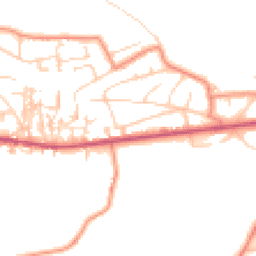 Daytime road noise heatmap for BD13 3EJ