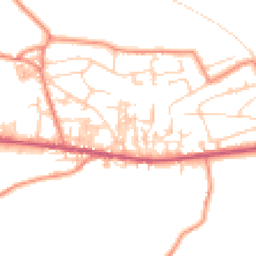 Daytime road noise heatmap for BD13 3ET