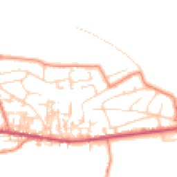 Daytime road noise heatmap for BD13 3FA