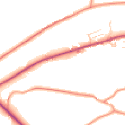 Daytime road noise heatmap for BD13 3FF