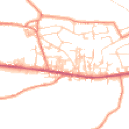 Daytime road noise heatmap for BD13 3JF