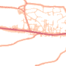 Daytime road noise heatmap for BD13 3JN
