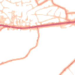 Daytime road noise heatmap for BD13 3LU