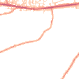 Daytime road noise heatmap for BD13 3LX