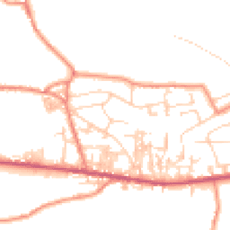 Daytime road noise heatmap for BD13 3NA