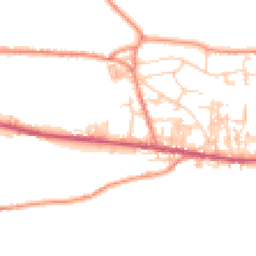 Daytime road noise heatmap for BD13 3PN