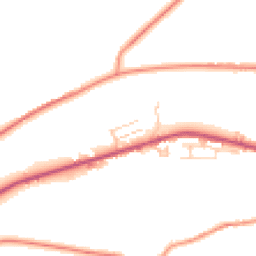 Daytime road noise heatmap for BD13 3QH