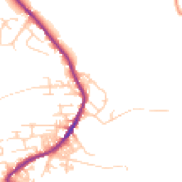 Daytime road noise heatmap for BD13 4DG
