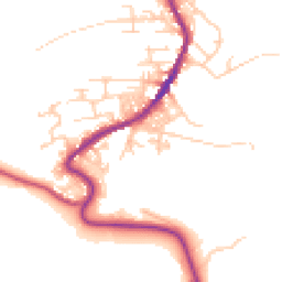 Daytime road noise heatmap for BD13 4DH