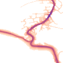 Daytime road noise heatmap for BD13 4DZ