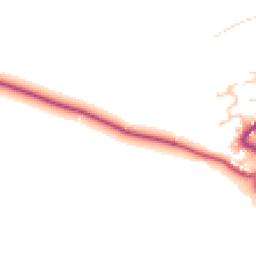 Daytime road noise heatmap for BD13 4EA