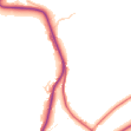 Daytime road noise heatmap for BD13 4EP