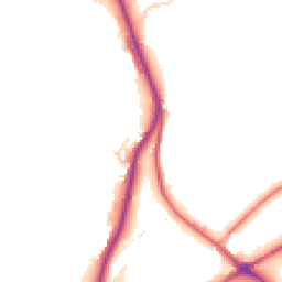 Daytime road noise heatmap for BD13 4ER