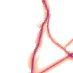 Daytime road noise heatmap for BD13 4ET